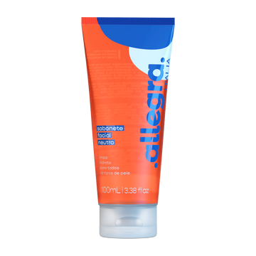 Sabonete Facial Neutro Allegra Itália 100ml
